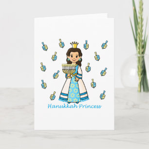 Cartão De Festividades Hanukkah Princess