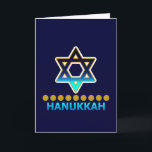 Cartão De Festividades Hanukkah Star De David Menorah<br><div class="desc">Hanukkah Star De David Menorah Copyright BartzPeterson LLC 2010 Todos Os Direitos Reservados.</div>
