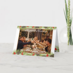 Cartão De Festividades Happiest Clássico Moderno Personalizado