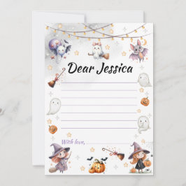 Cartão De Festividades Happy Boo Halloween Ghost Seasonal