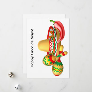 Cartão De Festividades Happy Cinco de Mayo Greeting Card