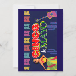 Cartão De Festividades Happy Cinco de Mayo Greeting Card