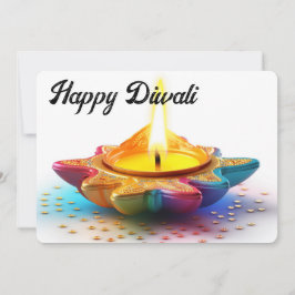 Cartão De Festividades Happy Diwali