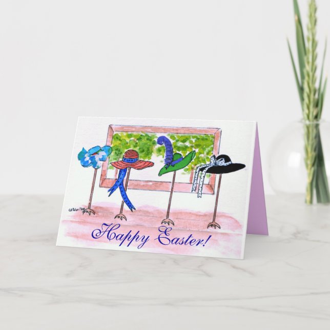 Cartão De Festividades Happy Easter! (Frente)