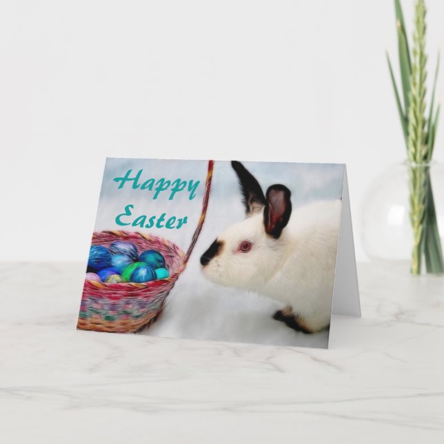 Cartão De Festividades Happy Easter                       ... (Frente)