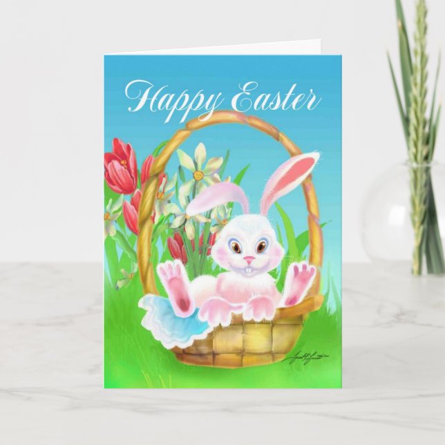 Cartão De Festividades Happy Easter #1 Card (Frente)