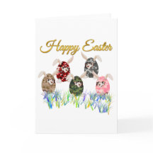 Happy Easter Camouflage Chocolate Bunny Egg Hunt