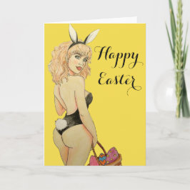 Cartão De Festividades Happy Easter Card Hand-Drawn Art