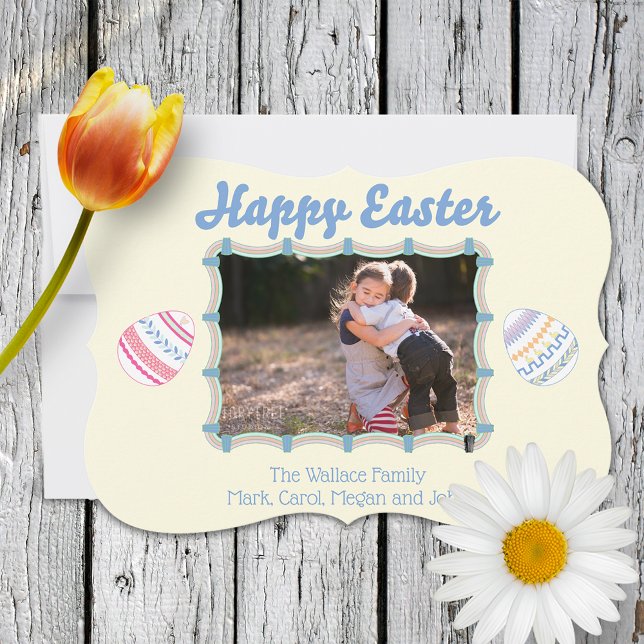 Cartão De Festividades Happy Easter Photo Frame (Criador carregado)
