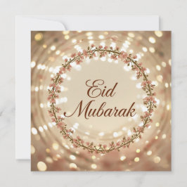 Cartão De Festividades Happy Eid Mubarak Card 