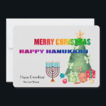 Cartão De Festividades Happy Everything Holiday Greeting Card<br><div class="desc">A holiday card that's perfect for everyone. This interactive card is yours to alter or use as presented. All the objects can be made larger or smaller ( -), dragged to any location or removed. You can also pick the background color by clicking on the "background" button on the left...</div>