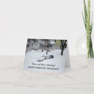 Cartão De Festividades Happy Friggin Holidays Note Card