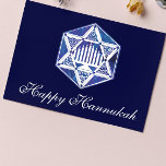 Cartão De Festividades Happy Hannukah<br><div class="desc">Adicionar seu próprio texto</div>