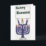 Cartão De Festividades Happy Hannukah<br><div class="desc">Happy Hannukah</div>