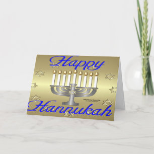 Cartão De Festividades Happy Hannukah