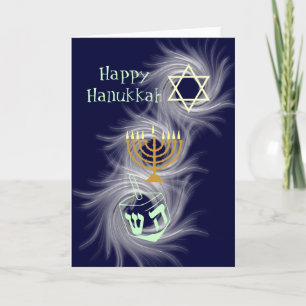 Cartão De Festividades Happy Hanukkah
