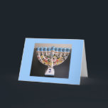 Cartão De Festividades Happy Hanukkah<br><div class="desc">Photo by ArtByLindaLou 8 days of Hanukkah and an extra candle ( Shamus) to light them</div>