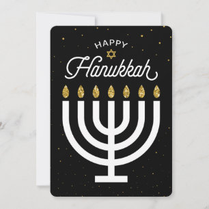 Cartão De Festividades Happy Hanukkah