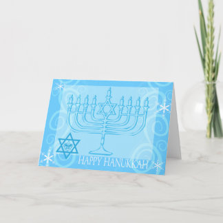 Cartão De Festividades Happy Hanukkah Card