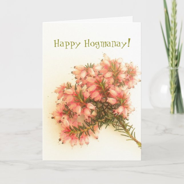 Cartão De Festividades Happy Hogmanay! Card (Frente)