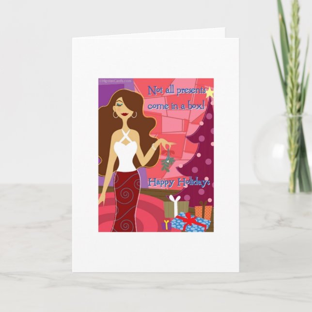 Cartão De Festividades Happy Holidays (Frente)