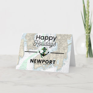 Cartão De Festividades Happy Holidays Chart- Newport