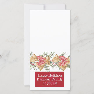 Cartão De Festividades happy holidays customizable photo card