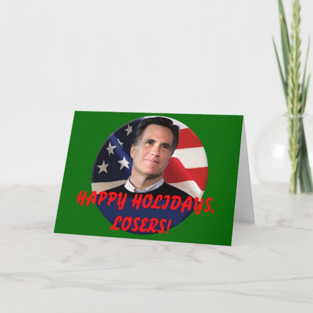 Cartão De Festividades Happy Holidays, Losers - Card (Frente)