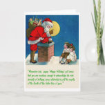Cartão De Festividades 'Happy Holidays' means...<br><div class="desc">Santa's message--the holidays are for everyone. The perfect card for those who think "Happy Holidays" is a great greeting this time of year.</div>