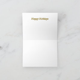 Cartão De Festividades Happy Holidays vintage style