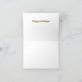 Cartão De Festividades Happy Holidays vintage style
