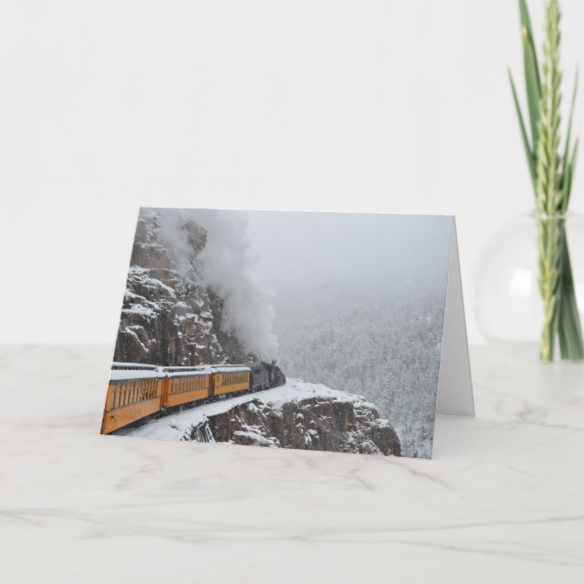 Cartão De Festividades Happy Holidays with the Polar Express (Frente)