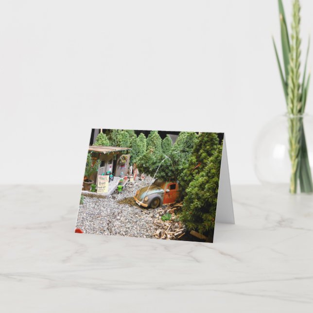 Cartão De Festividades Happy Holly Days (Frente)