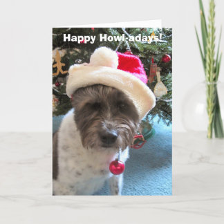 Cartão De Festividades Happy Howl-adays! (Holiday Card)