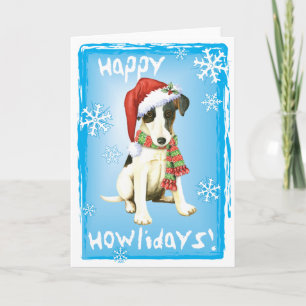 Cartão De Festividades Happy Howliday Smooth Fox Terrier