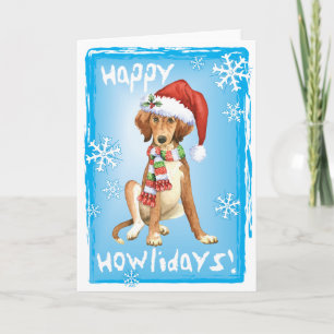 Cartão De Festividades Happy Howlidays Saluki