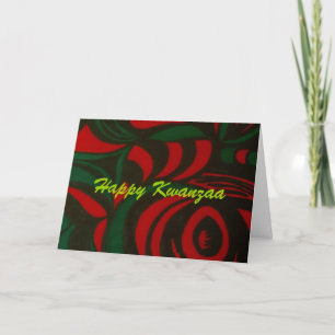 Cartão De Festividades Happy Kwanzaa