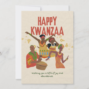 Cartão De Festividades Happy Kwanzaa