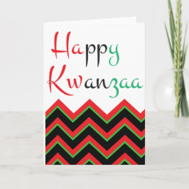 Cartão De Festividades Happy Kwanzaa