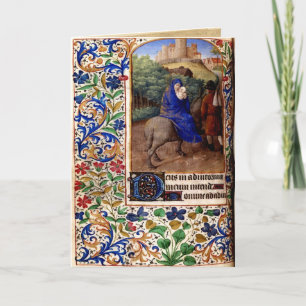 Cartão De Festividades Happy Medieval Christmas Card