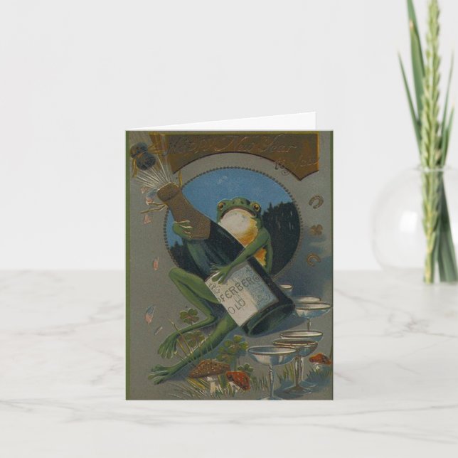 Cartão De Festividades Happy New Year (Frente)