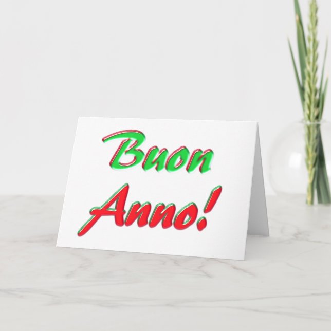 Cartão De Festividades Happy New Year Card (Frente)