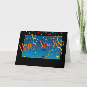 Cartão De Festividades Happy New Year Card
