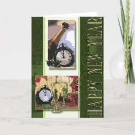 Cartão De Festividades Happy new year card