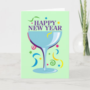 Cartão De Festividades Happy New Year Cards