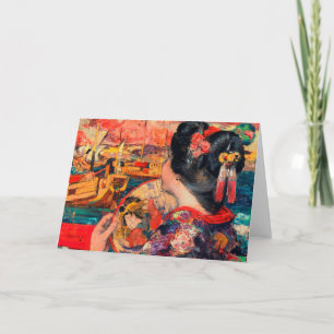 Cartão De Festividades Happy New Year-Japanese language and Text