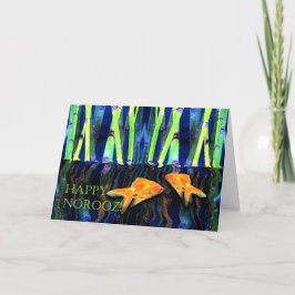 Cartão De Festividades Happy Norooz, Goldfish Swimming