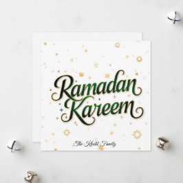 Cartão De Festividades Happy Ramadan Mubarak Ramadan Kareem Gold Muslim