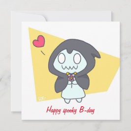 Cartão De Festividades Happy spooky b-day birthday