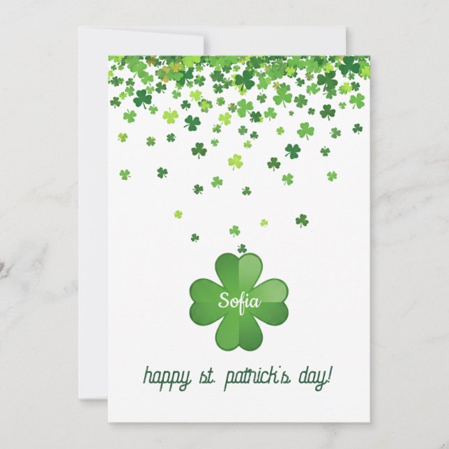 Cartão De Festividades Happy St. Patrick’s Day – Classic Irish Celebratio (Frente)